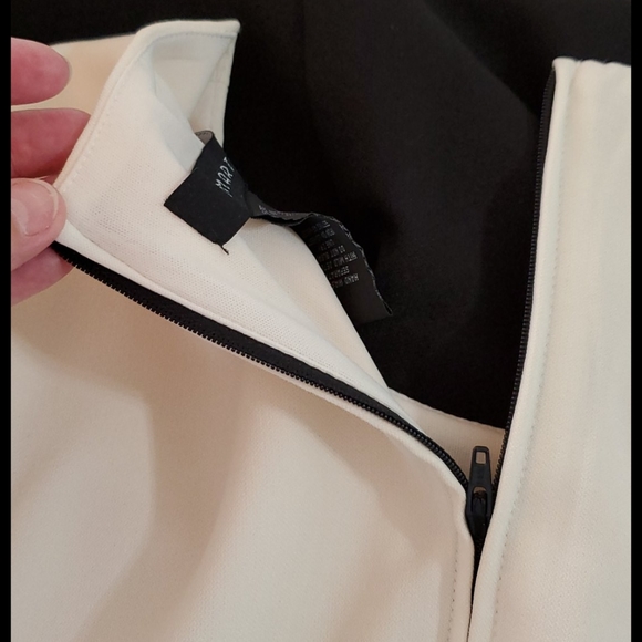 B.Smart Black and white peplum style dress sz.11/12 - Picture 4 of 9